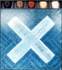 Green X with 5 Faces